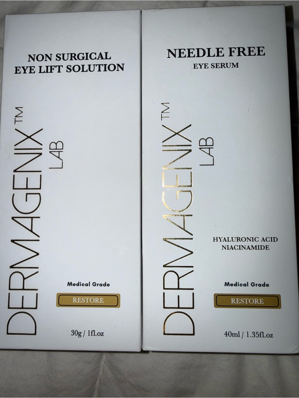Dermagenix Lab needle free eye serum and non surgical eye lift solution